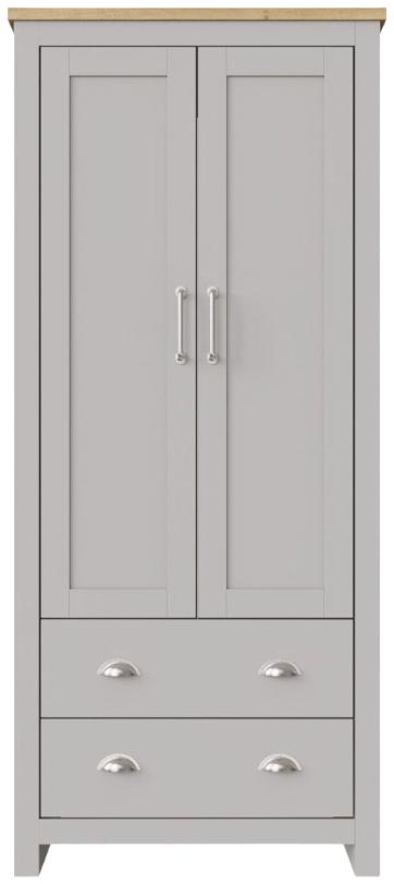 Lyman Wardrobe - 2 Door - 2 Drawer - Variant Available