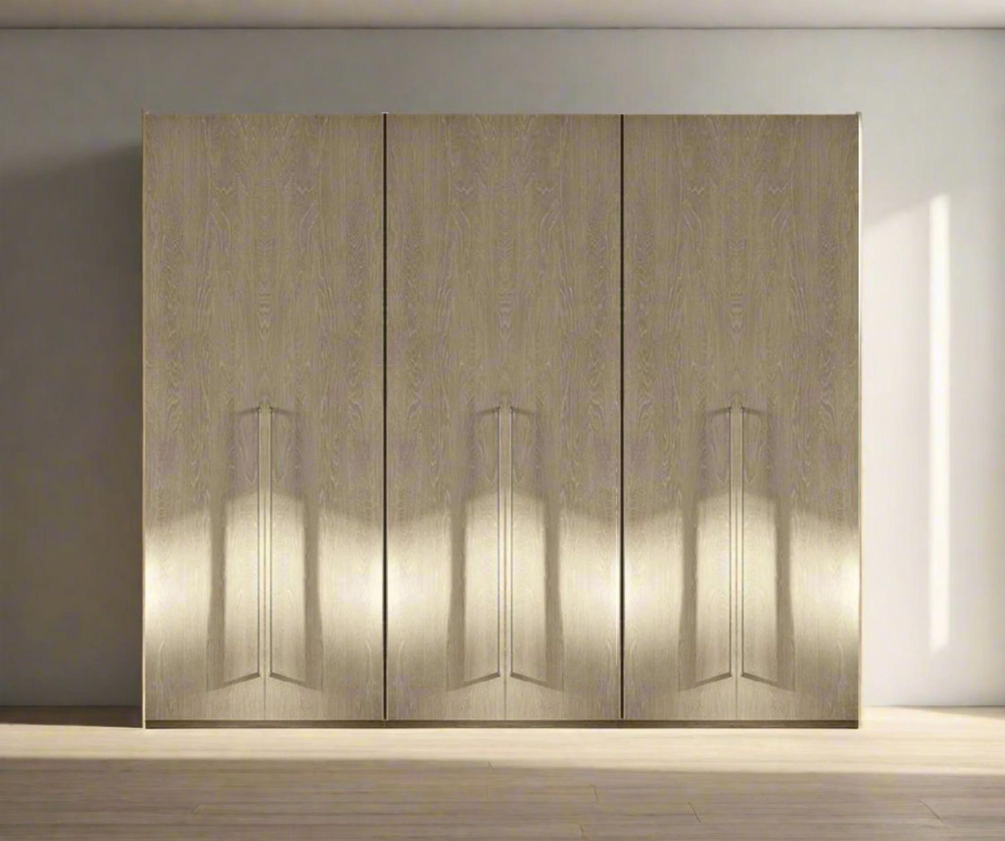 Denali Wardrobe - 6 Door - Sand Birch