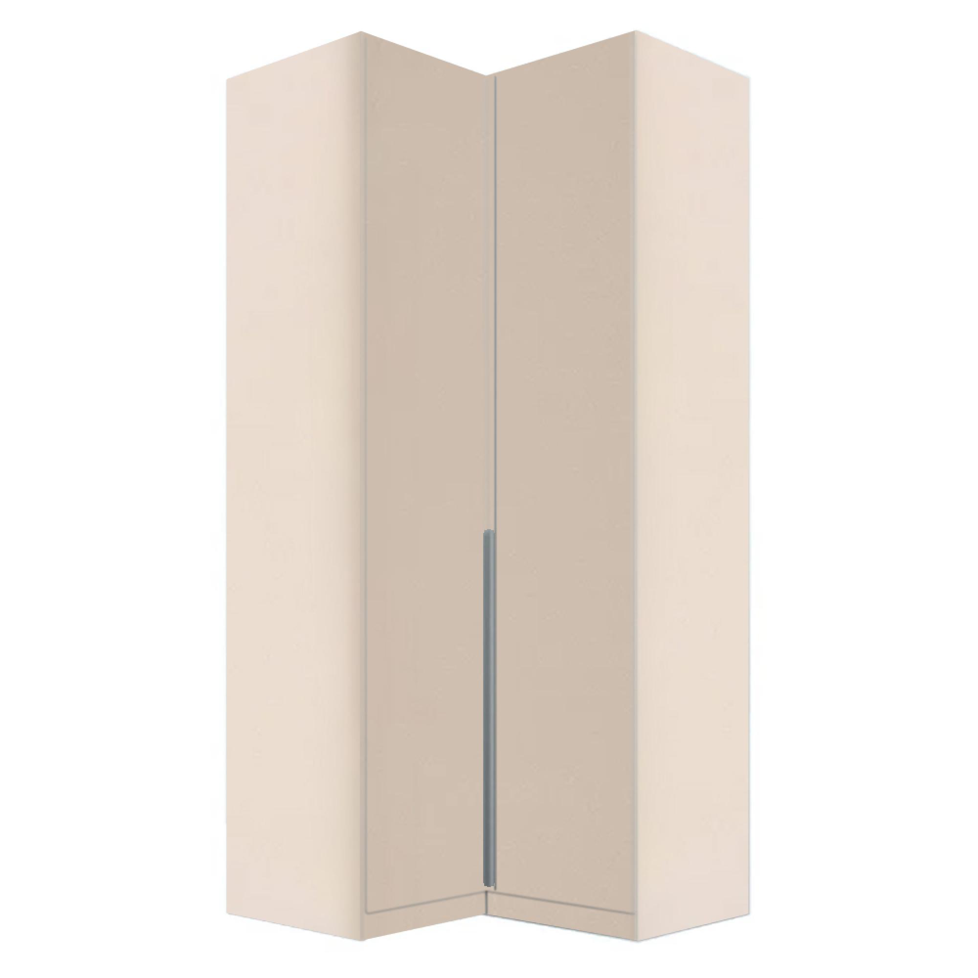 Alabama Wardrobe - 100cm - 2 Door Corner - Champagne