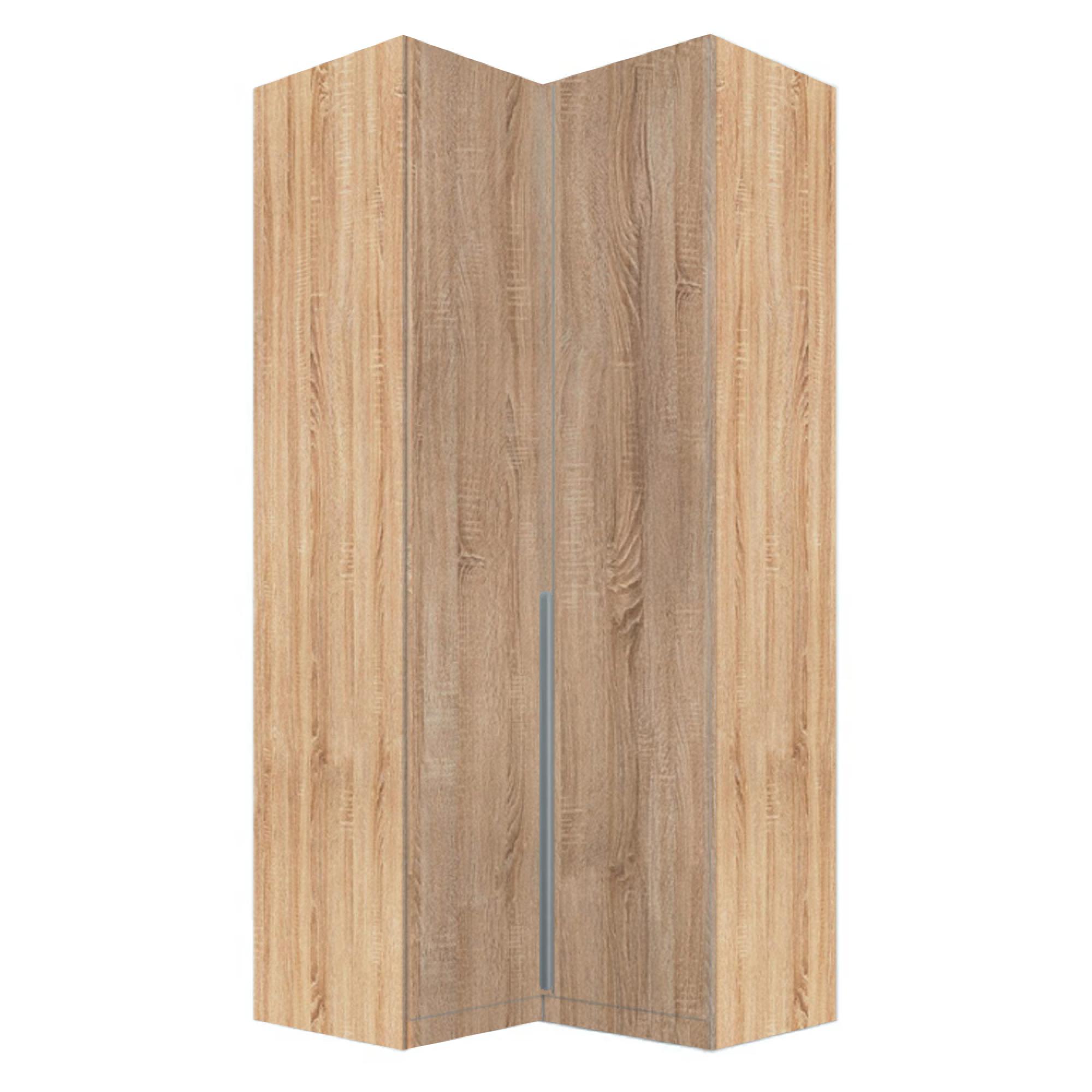Alabama Wardrobe - 100cm - 2 Door Corner - Sonoma Oak