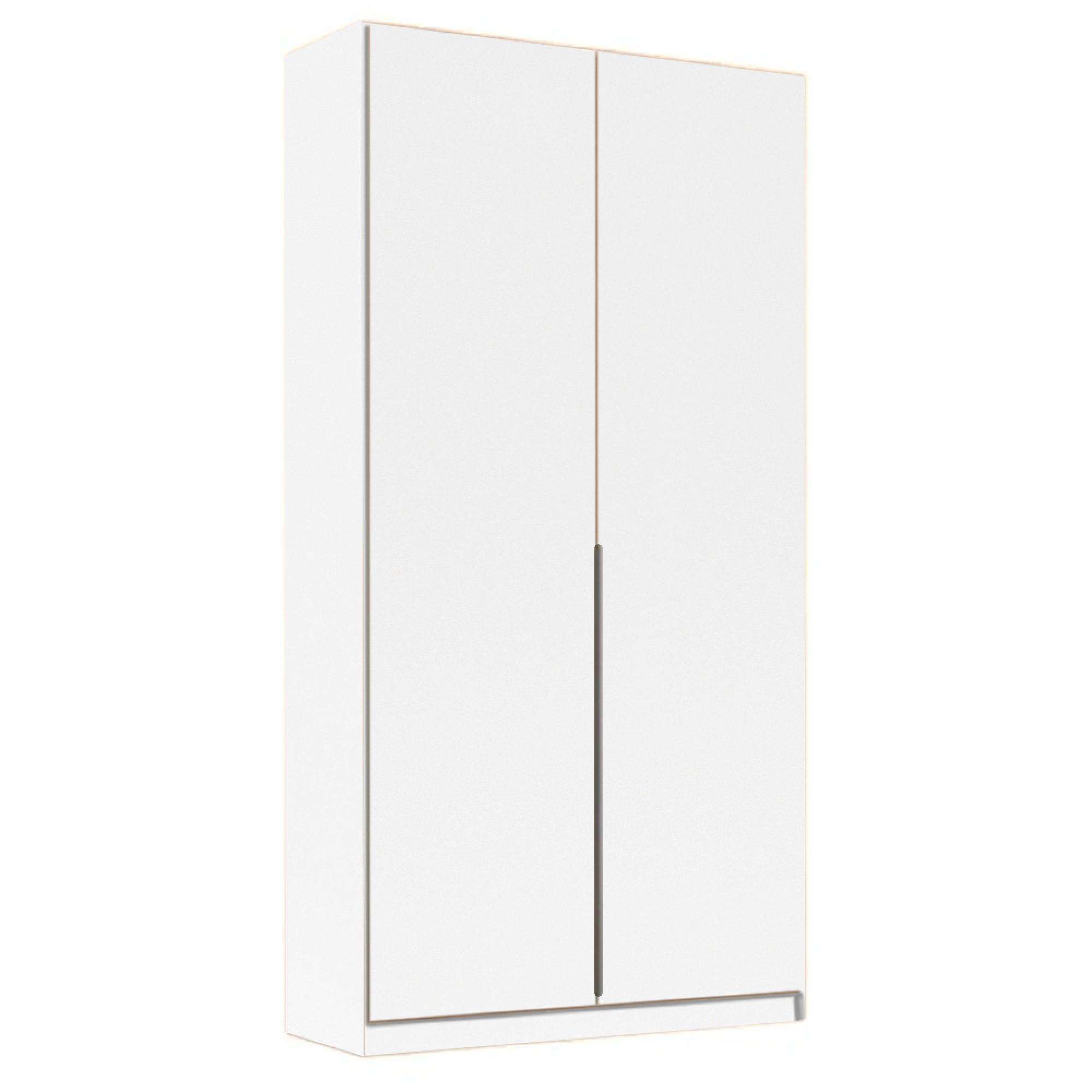 Alabama Wardrobe - 91cm - 2 Door - Alpine White