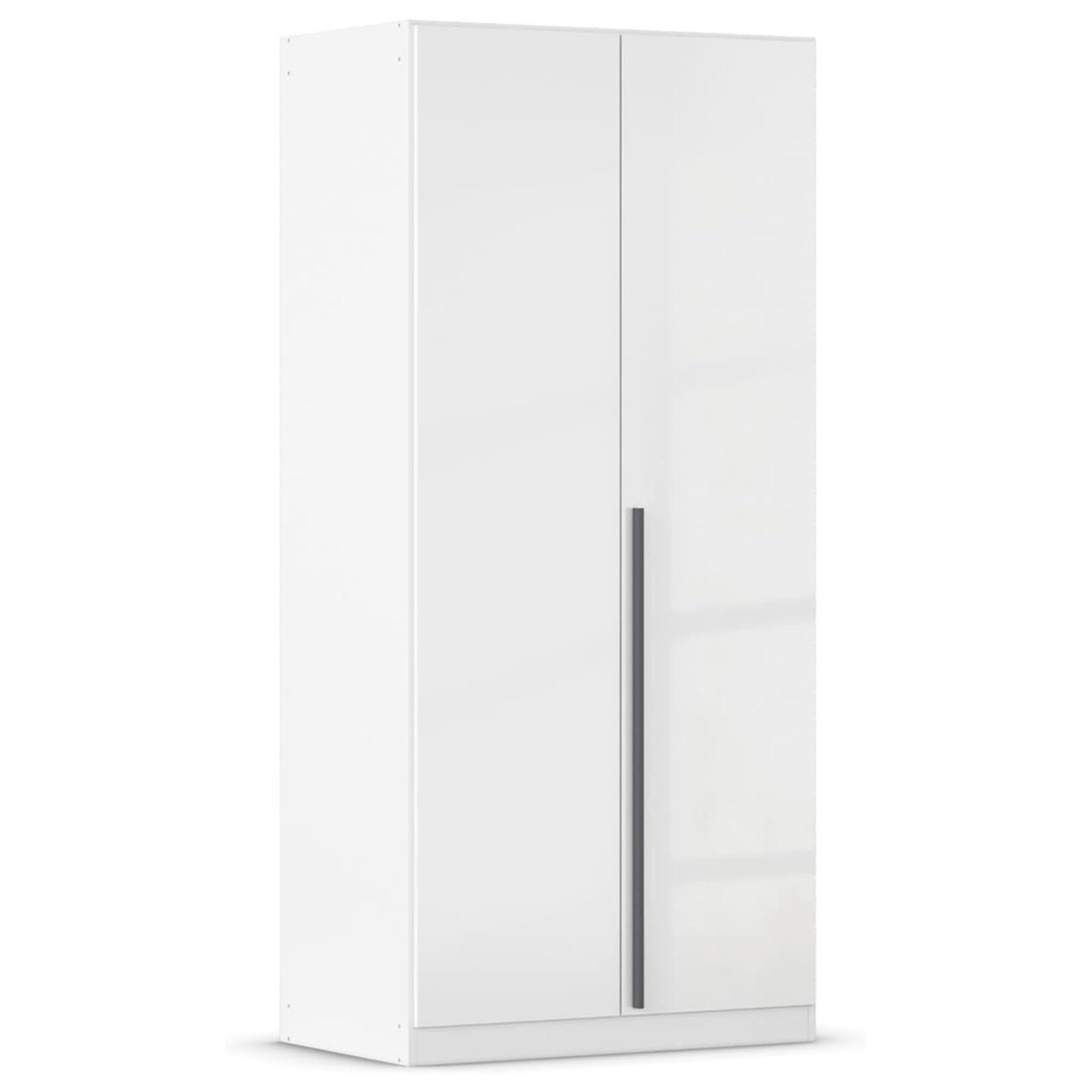 Alba Wardrobe - 91cm - 2 Door - White Gloss