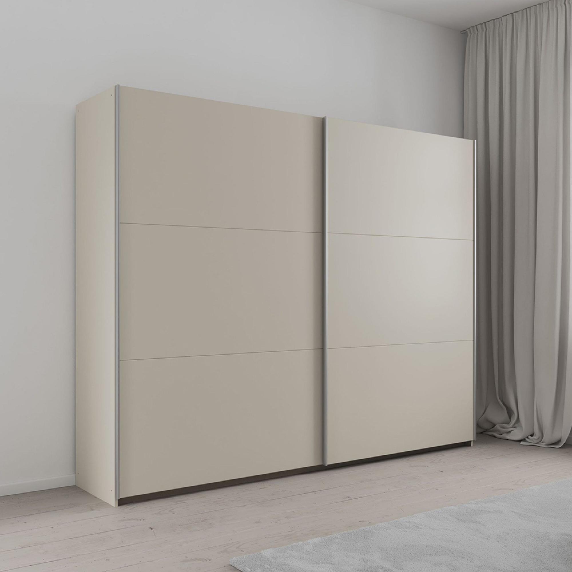 Aurelio Sliding Wardrobe - 261cm - 2 Door - Champagne