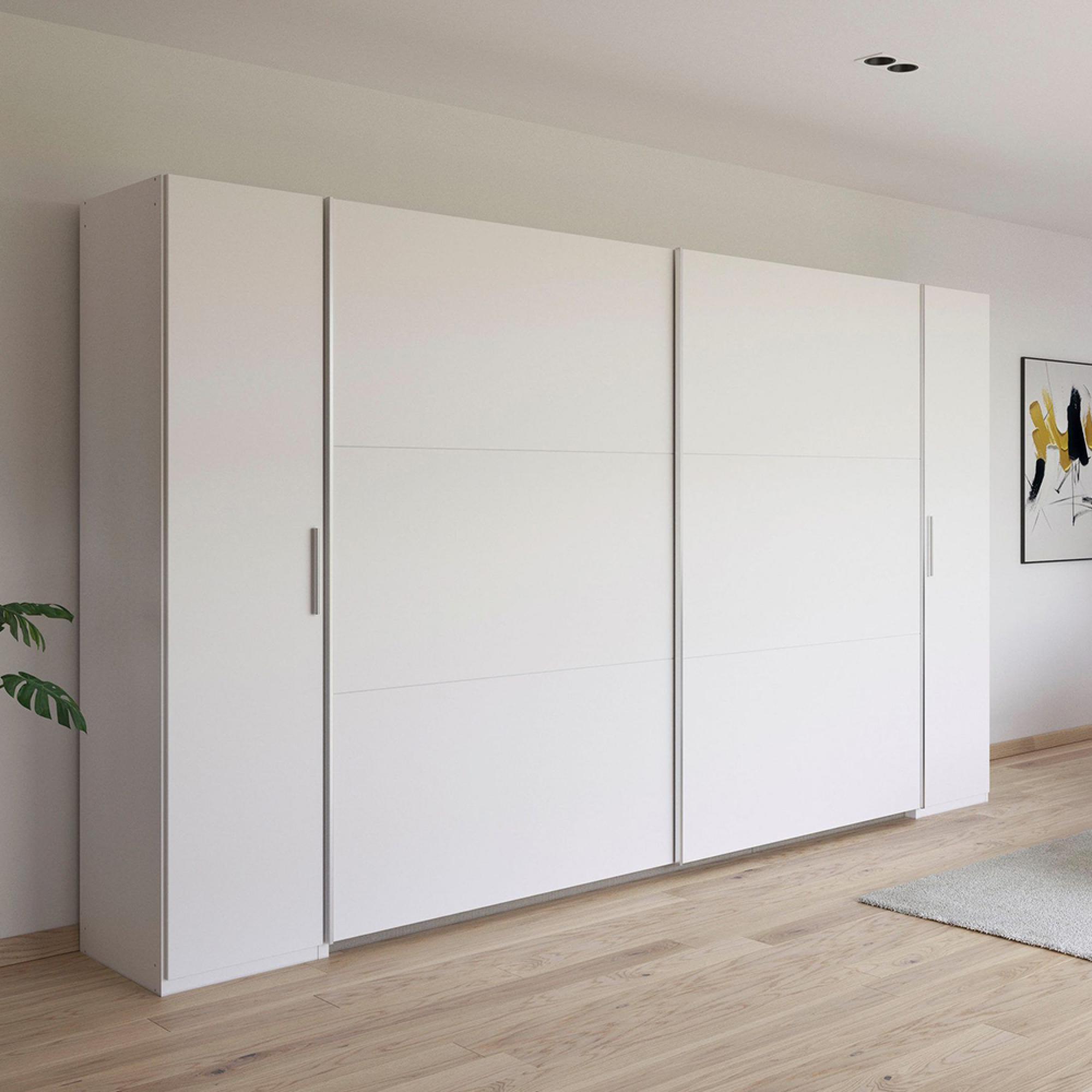 Kronach Wardrobe - 354cm - 4 Door - Alpine White