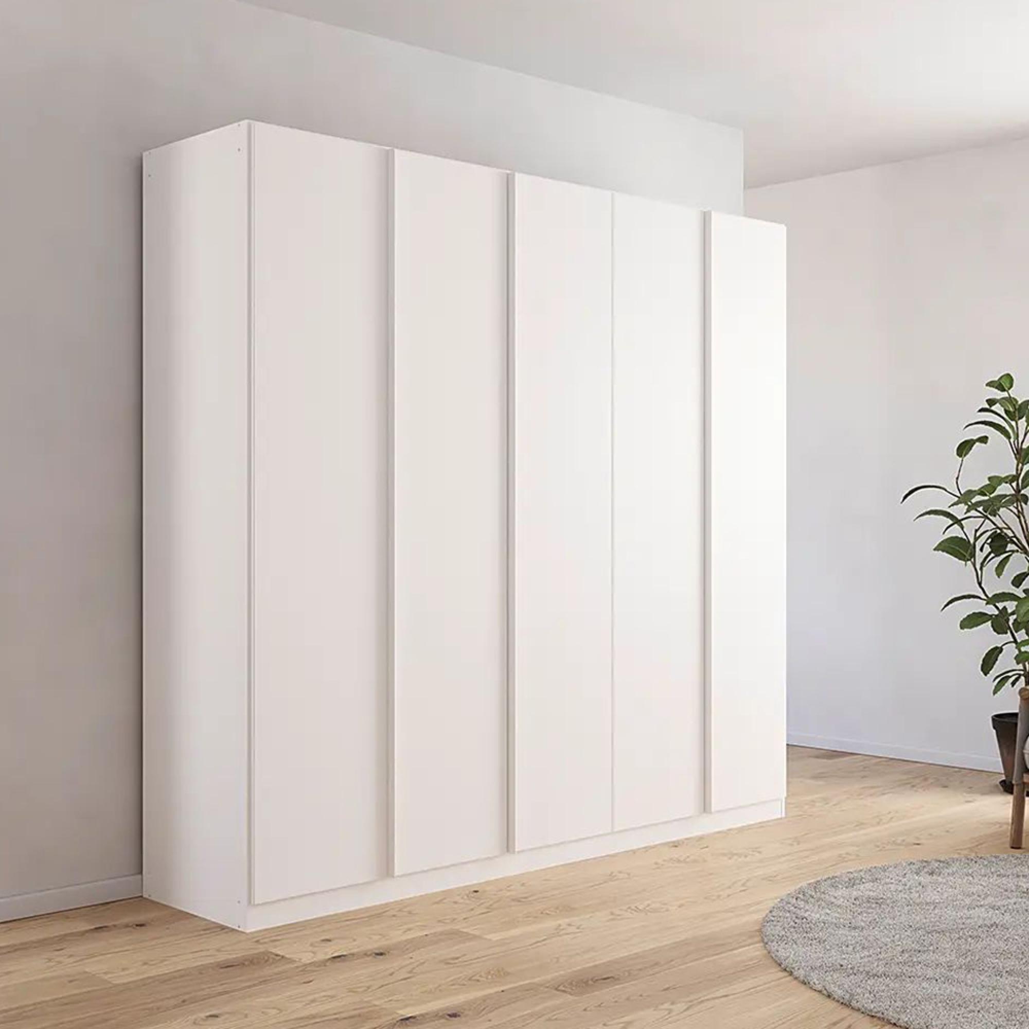 Monostar Wardrobe - 226cm - 5 Door - Alpine White