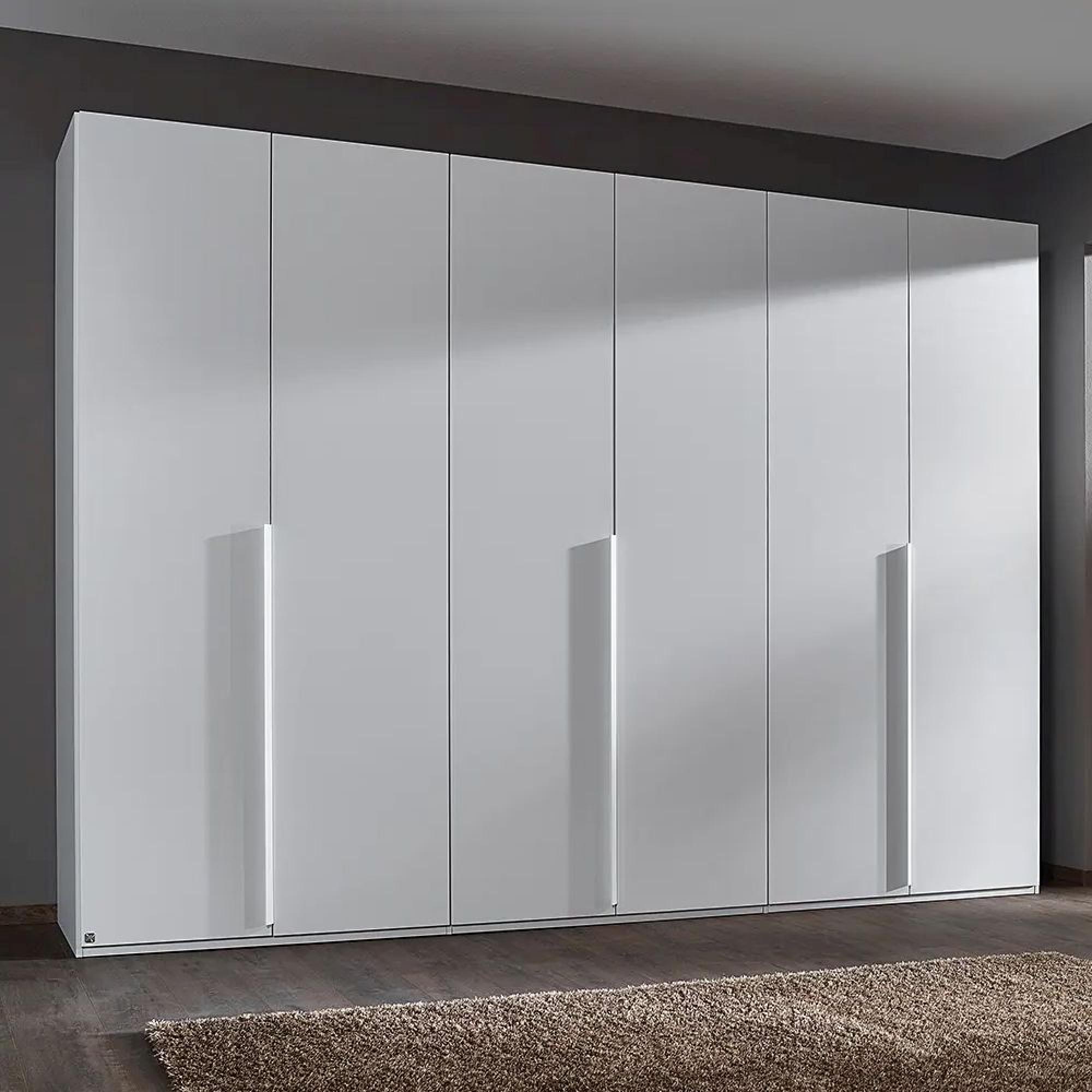 Purisma Wardrobe - 301cm - 6 Door - Alpine White
