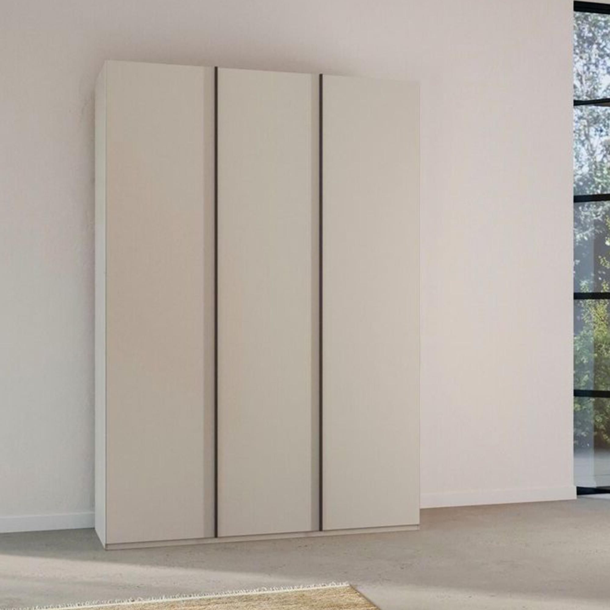 Skat Meridian Wardrobe - 151cm - 3 Door - Silk Grey