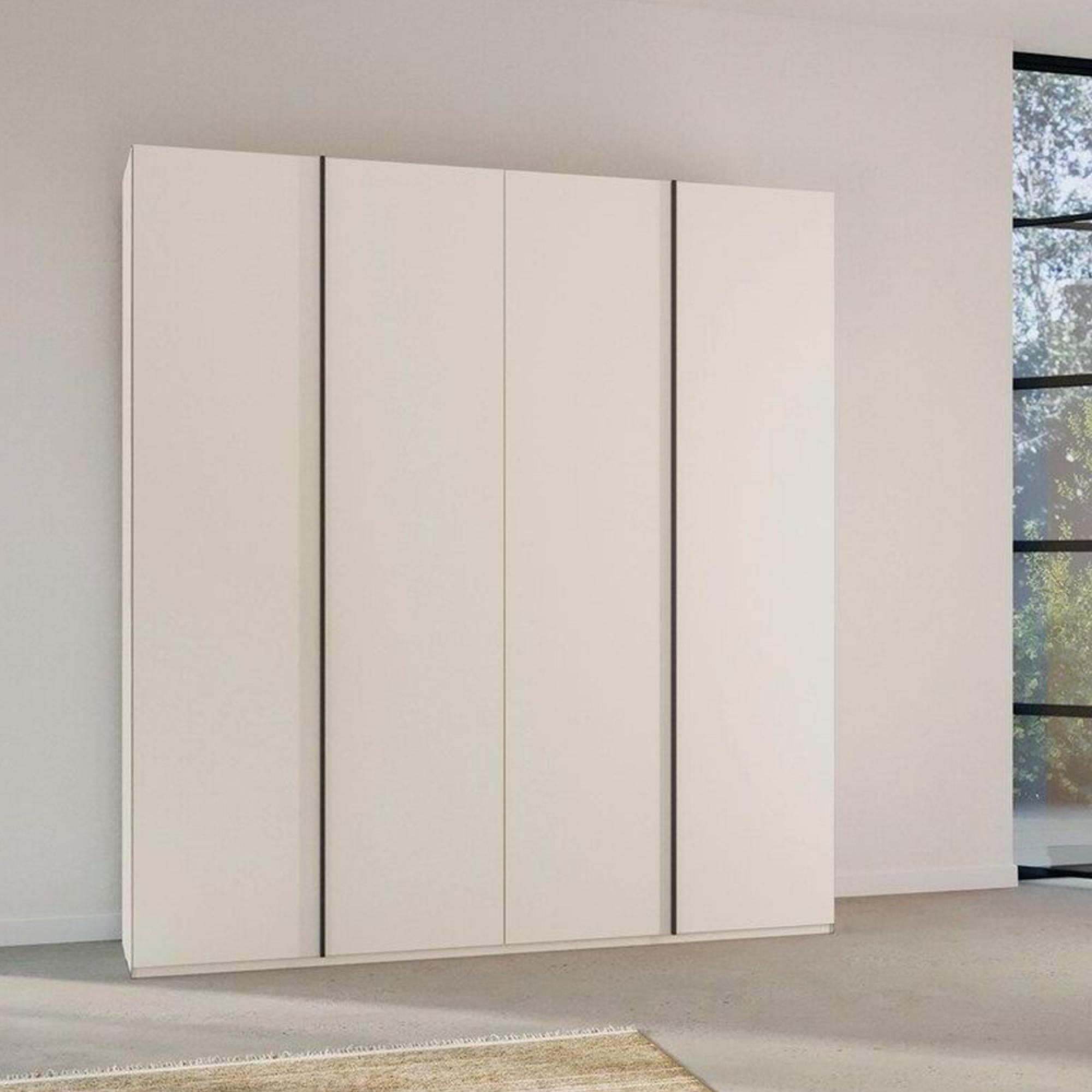 Skat Meridian Wardrobe - 201cm - 4 Door - Alpine White