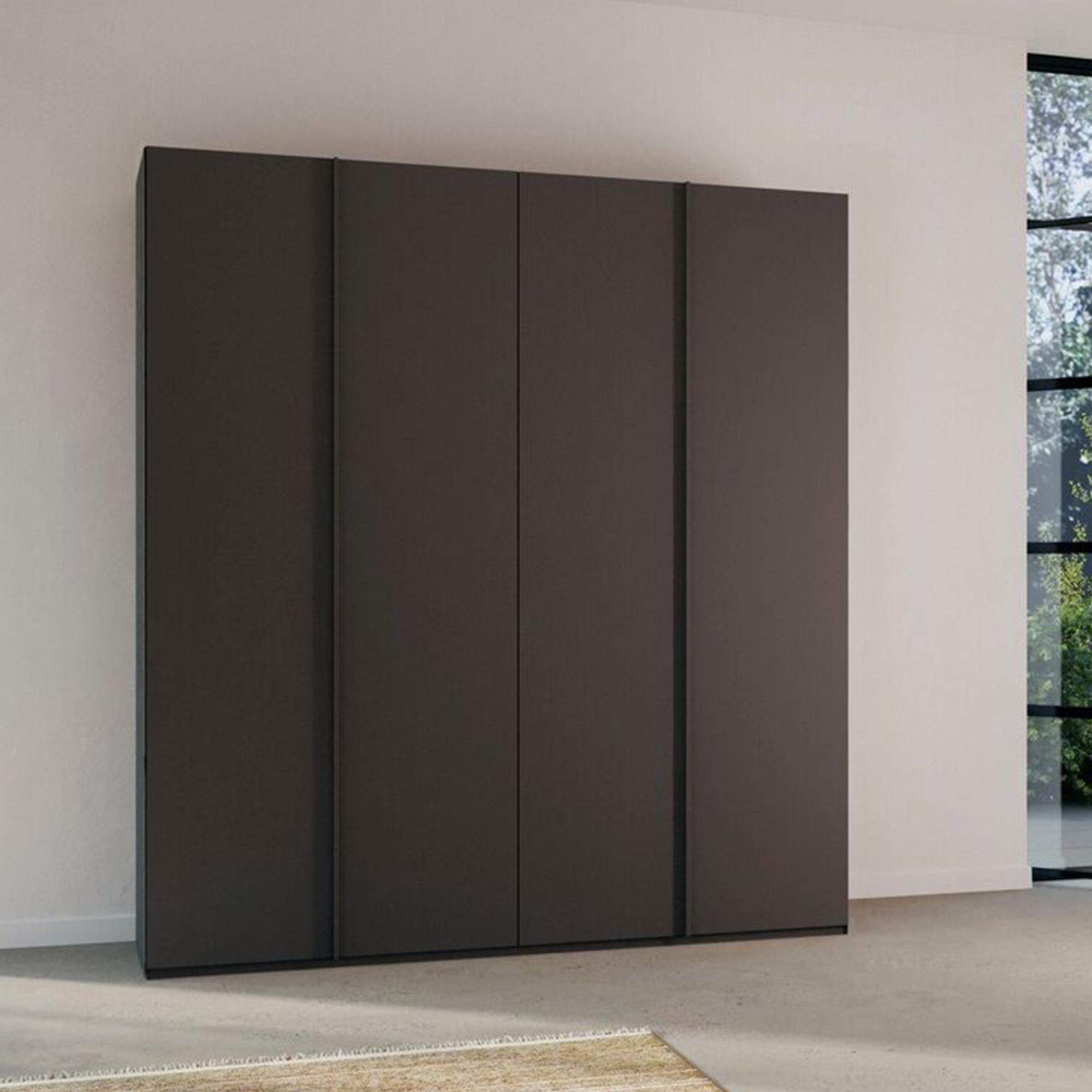 Skat Meridian Wardrobe - 201cm - 4 Door - Graphite