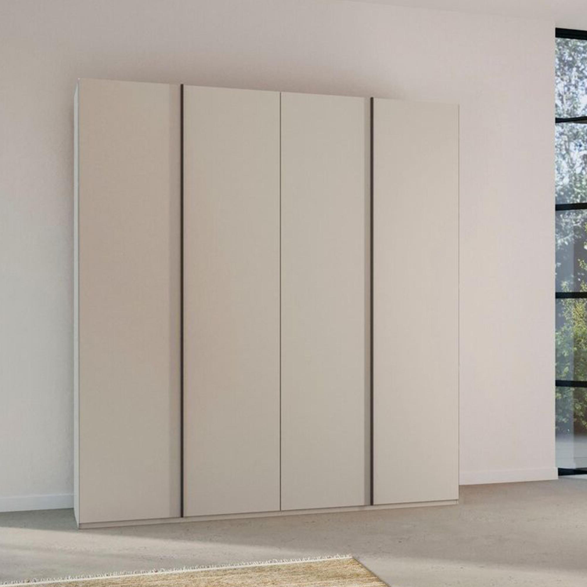 Skat Meridian Wardrobe - 201cm - 4 Door - Silk Grey