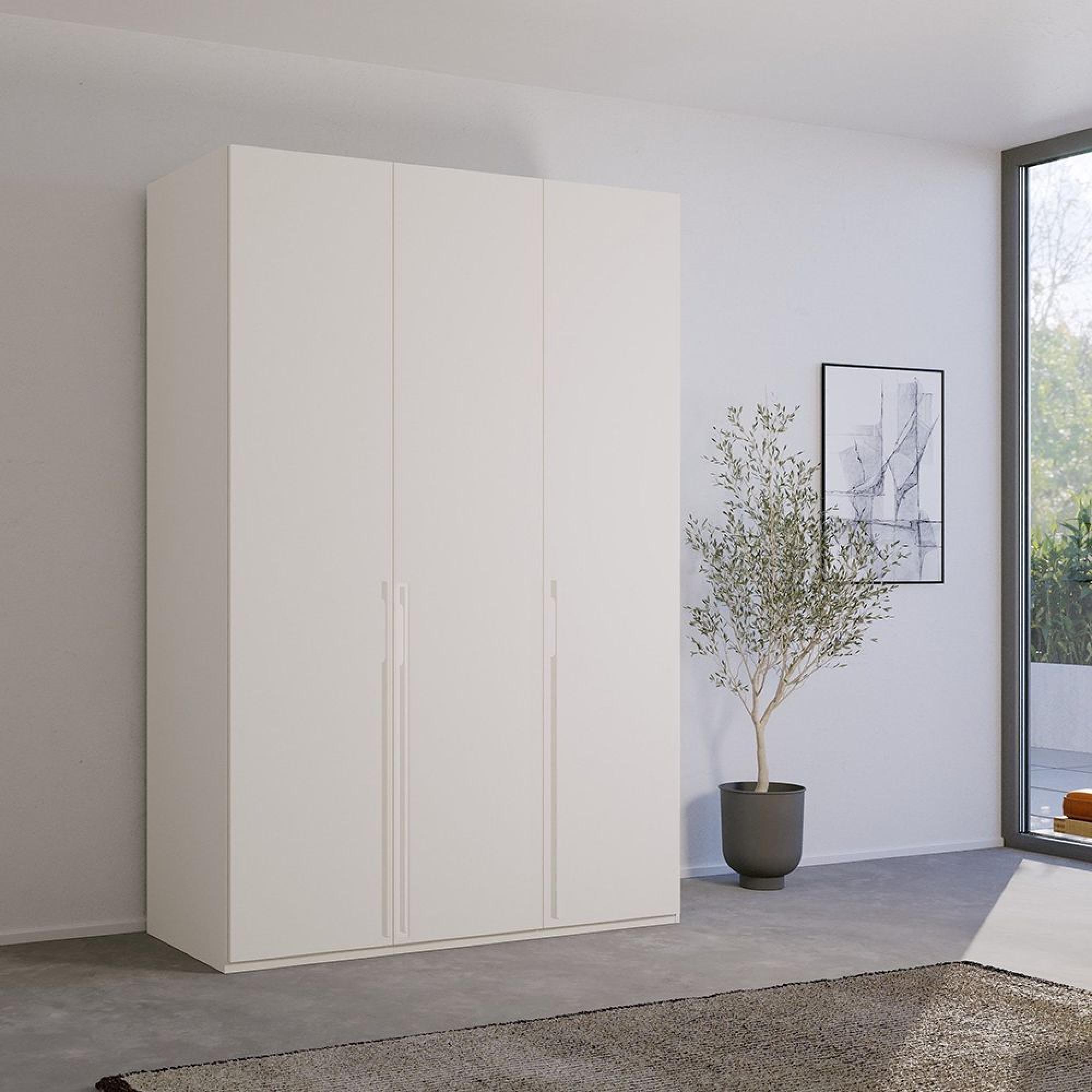 Skat Pure Wardrobe - 151cm - 3 Door - Alpine White
