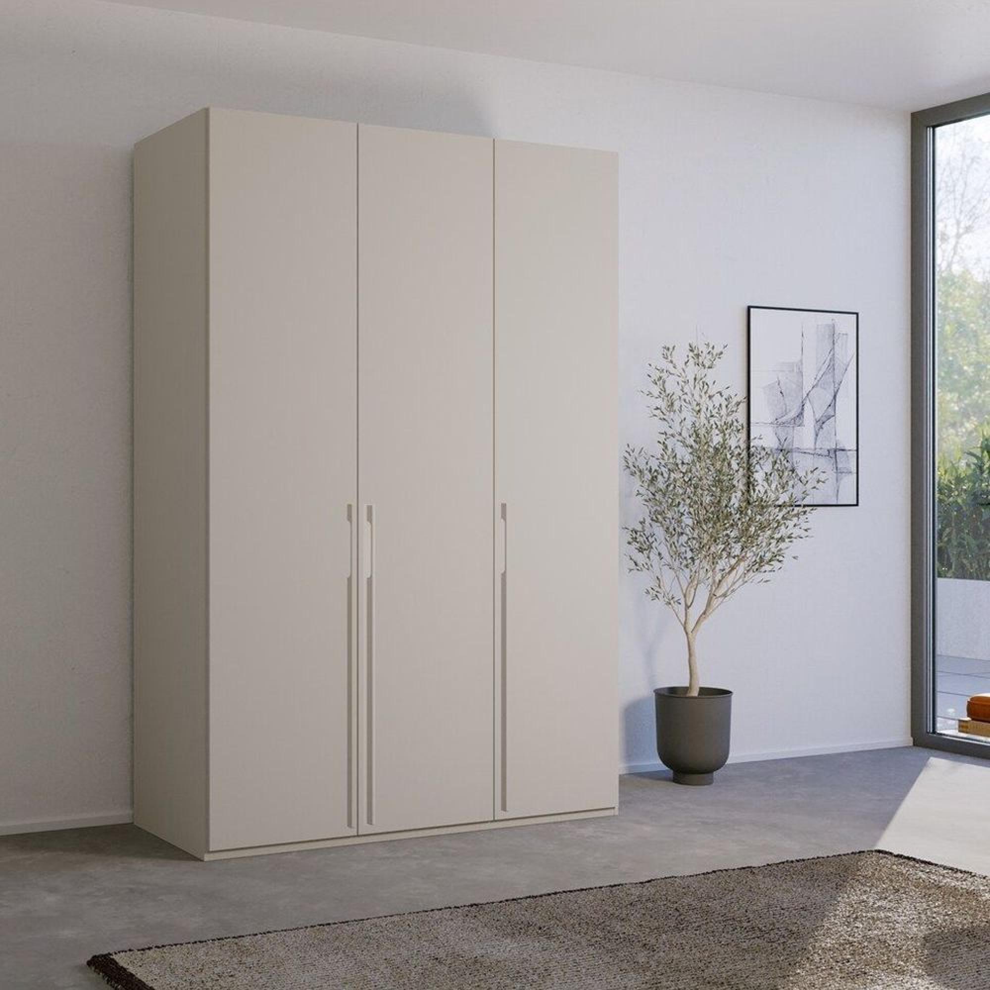 Skat Pure Wardrobe - 151cm - 3 Door - Silk Grey