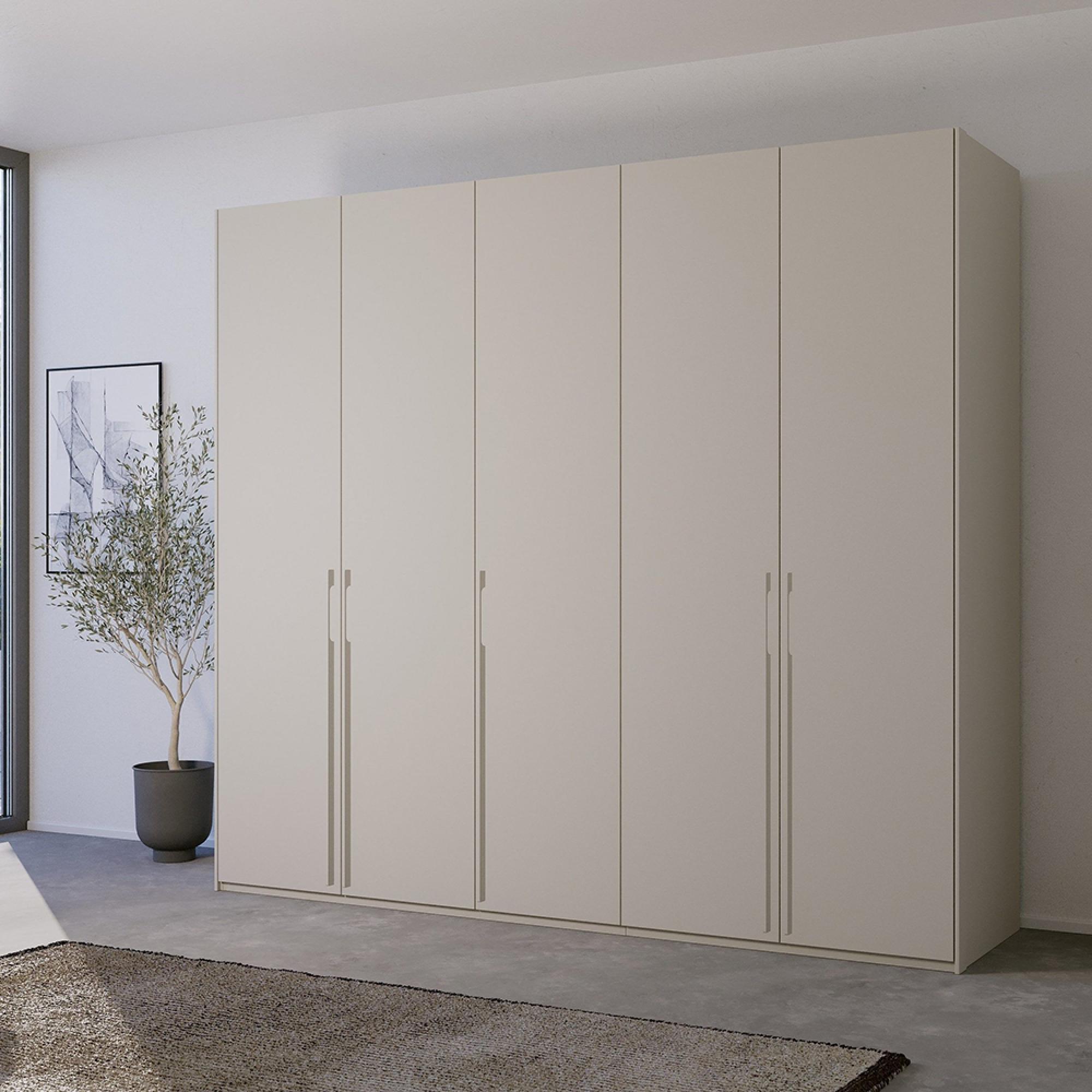 Skat Pure Wardrobe - 251cm - 5 Door - Silk Grey
