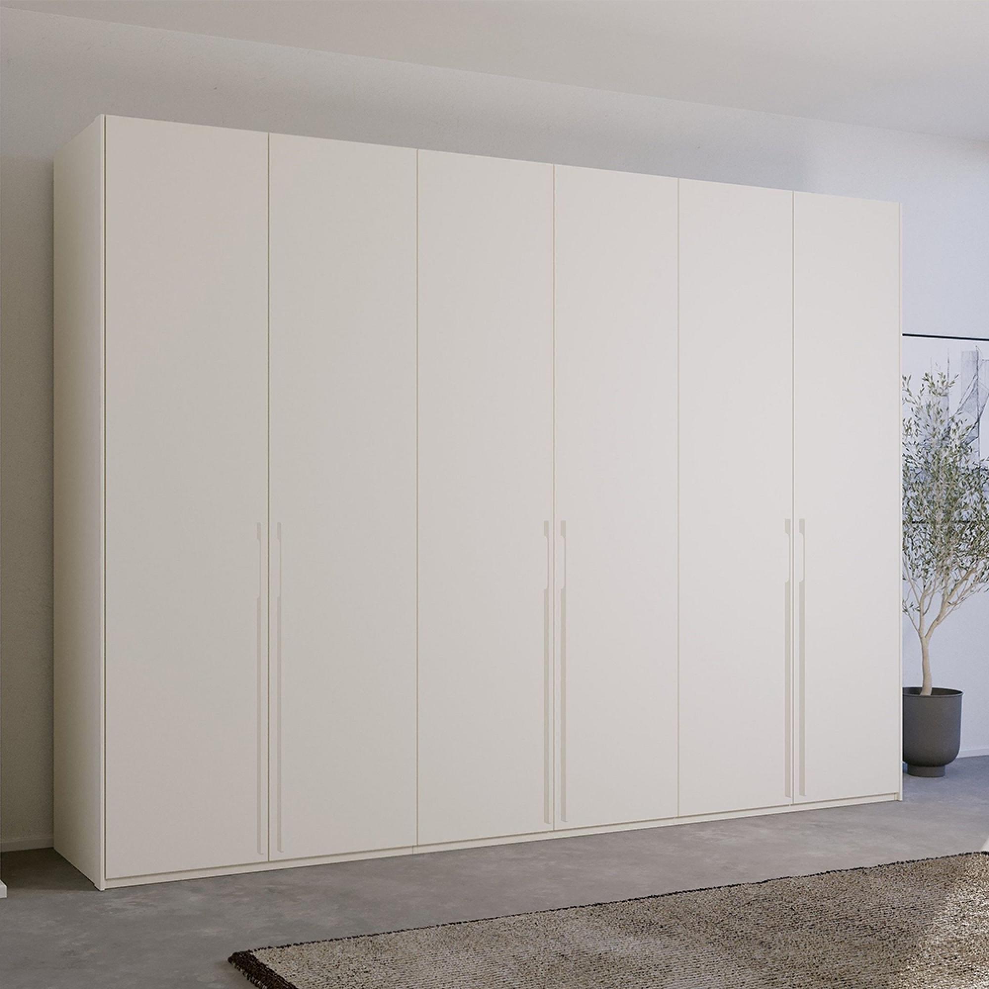 Skat Pure Wardrobe - 301cm - 6 Door - Alpine White