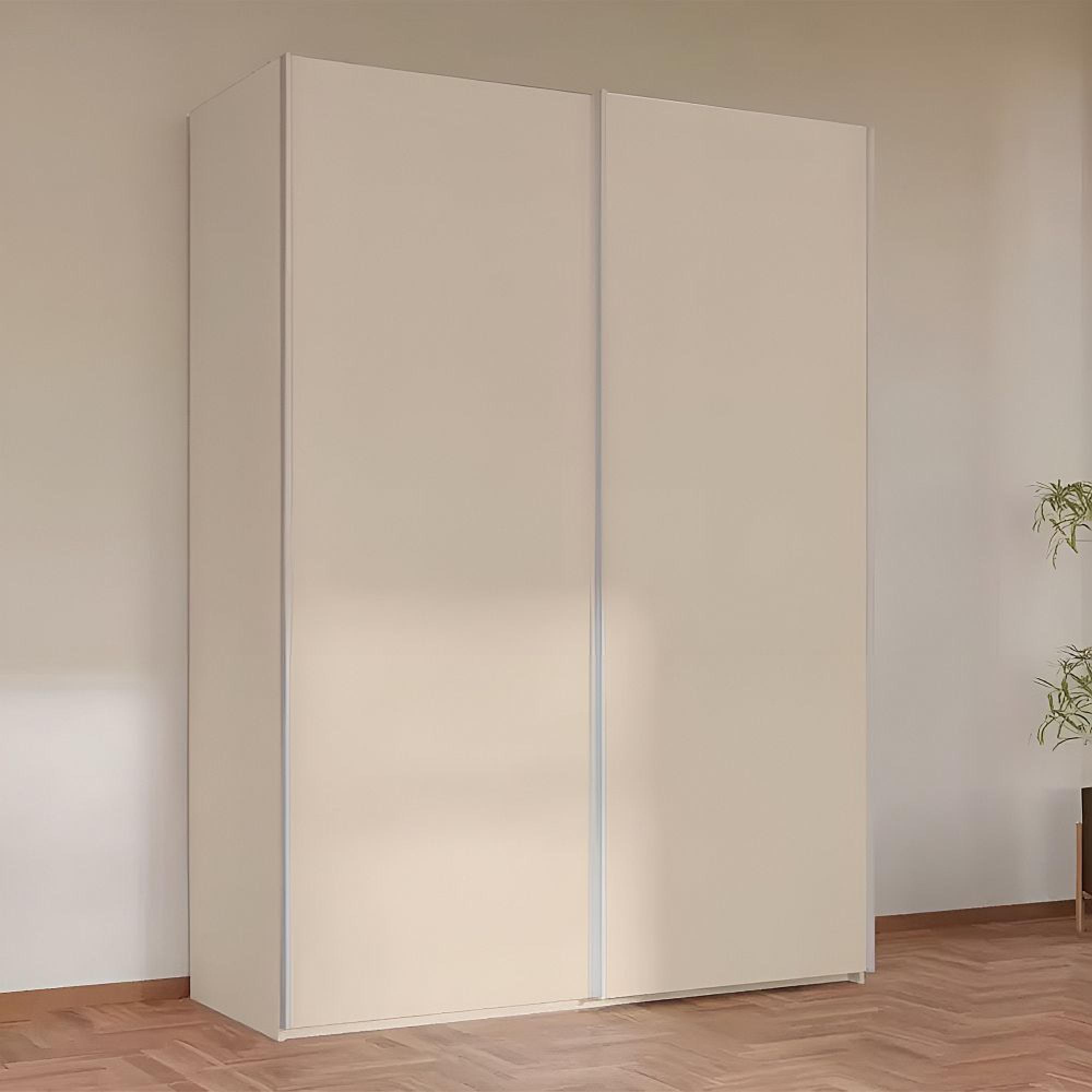 Taro Sliding Wardrobe - 162cm - 2 Door - Champagne