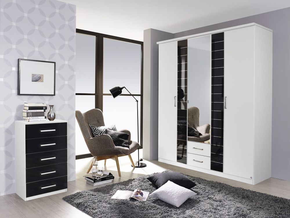 Rauch Terano Wardrobe with Cornice - Variation Available