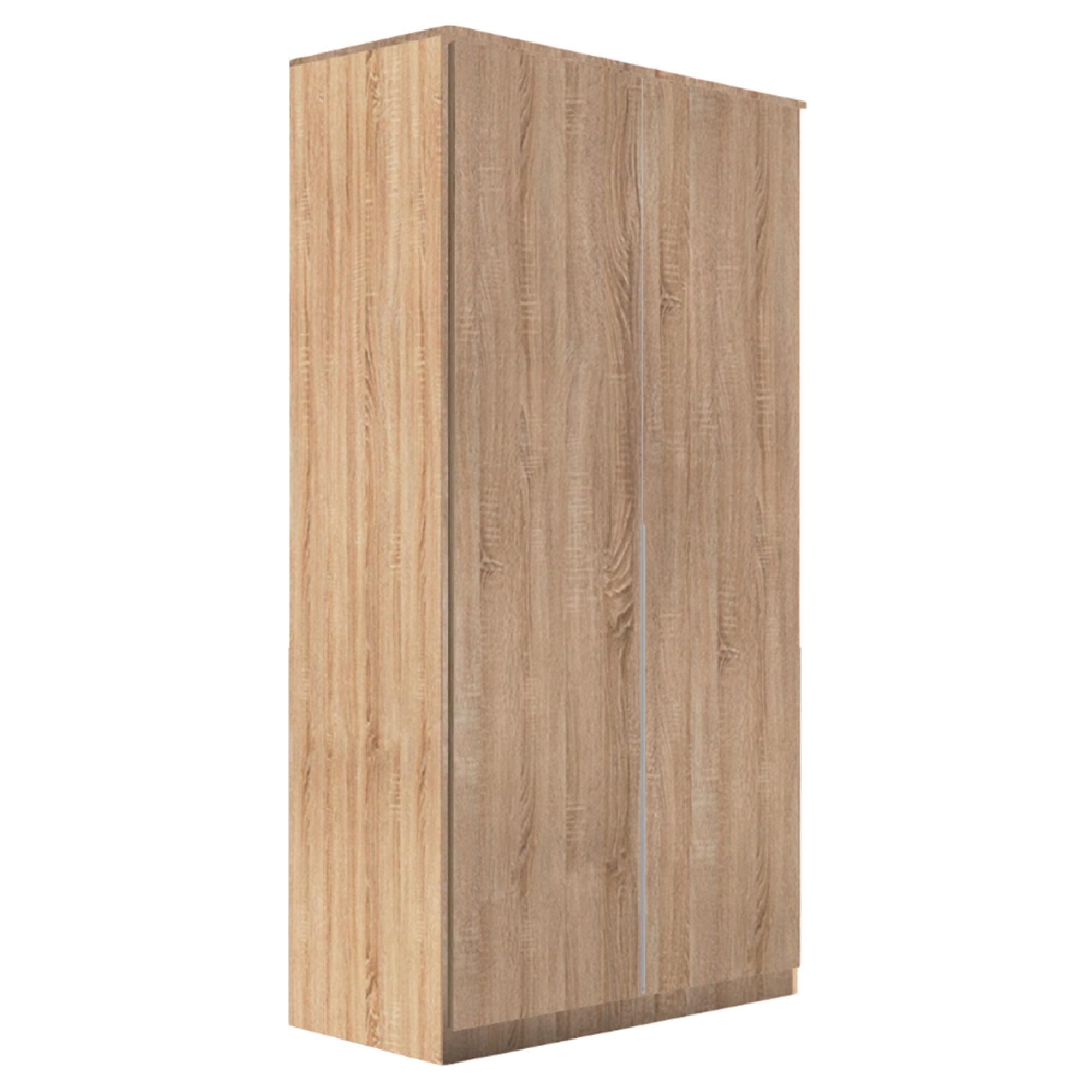 Texas Wardrobe - 91cm - 2 Door - Sonoma Oak