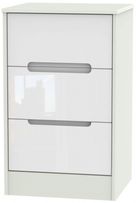 White High Gloss Front and Kaschmir Base Unit