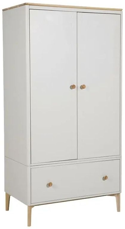 Marlow Wardrobe - 2 Door - 1 Drawer - Cashmere Oak