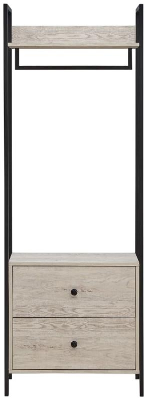 Warren Open Wardrobe - 2 Drawer - Variant Available
