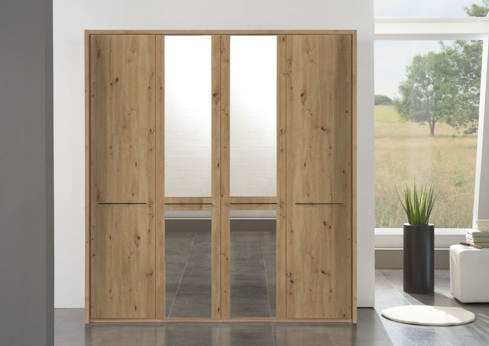 Dakar 2 Wardrobes - Passepartout and Slate Handles - Variation Available