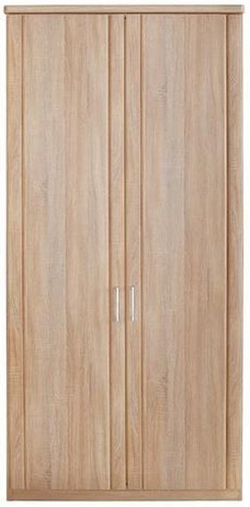 Luxor 3+4 Wardrobe - 2 Door - Rustic Oak - 100cm