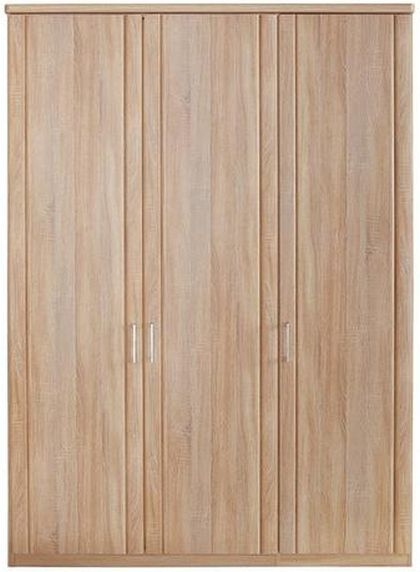 Luxor 3+4 Wardrobe - 3 Door - Rustic Oak