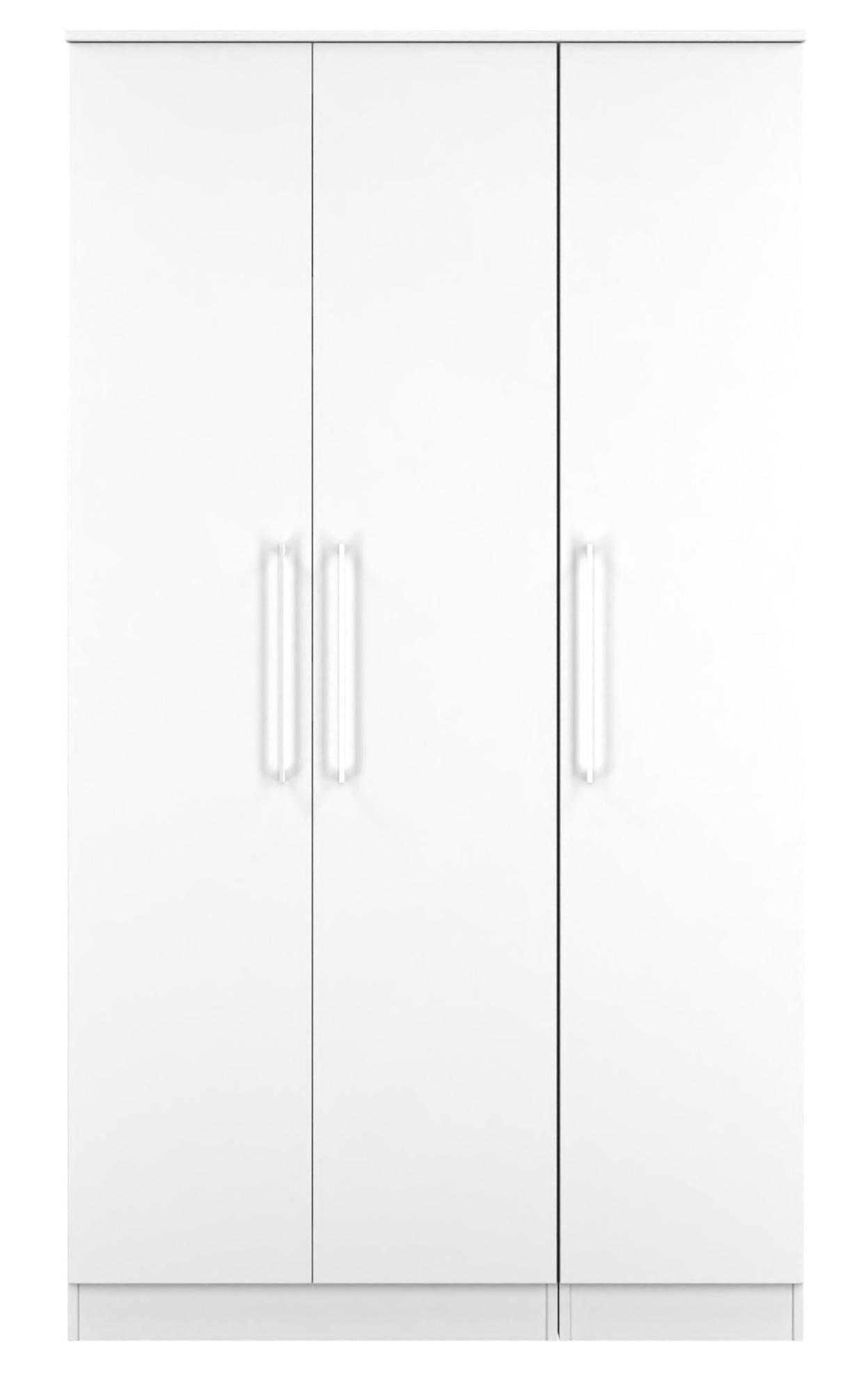Worcester Wardrobe - 3 Door - Tall - Triple - White