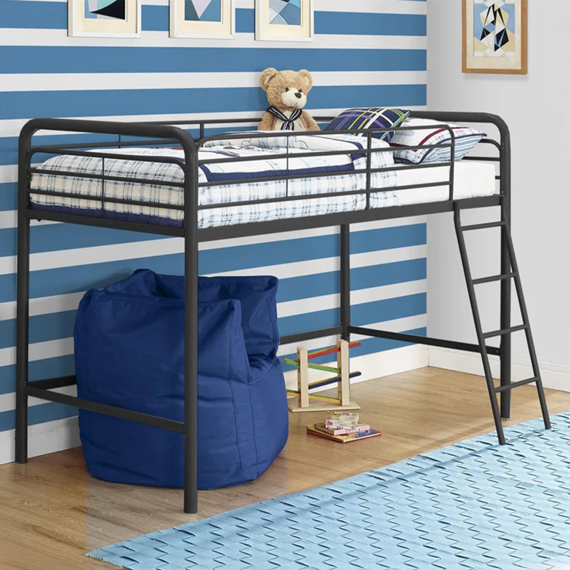 Bunk Bed - Black - Single Midsleeper - 4036127UK