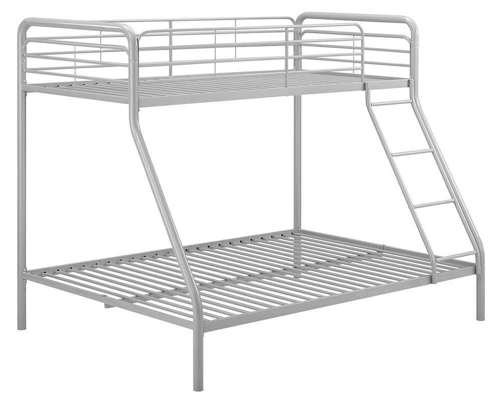 Bunk Bed - Single over Double - Grey - 4034117UK