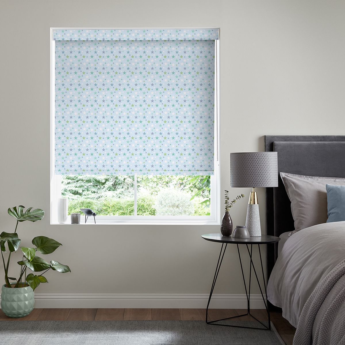 Alexia Roller Blind - Blue