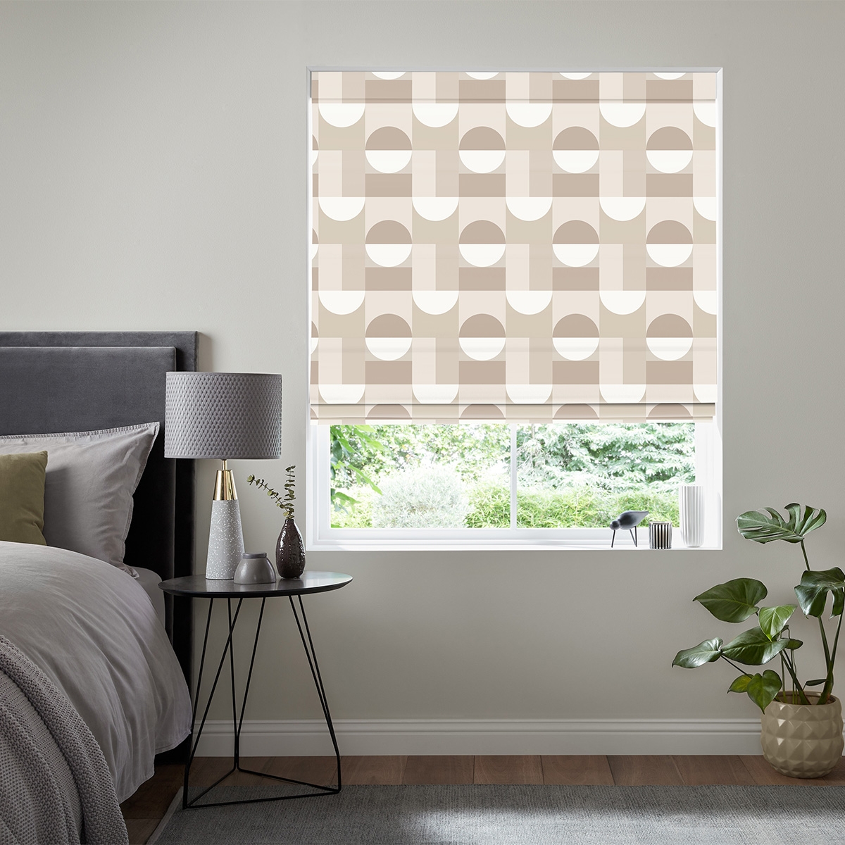 Alves Roman Blind - Taupe