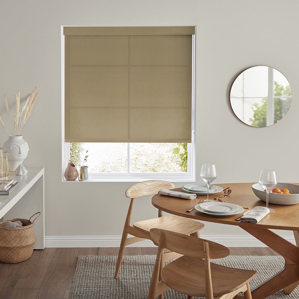 Boho Roller Blind - Wheat