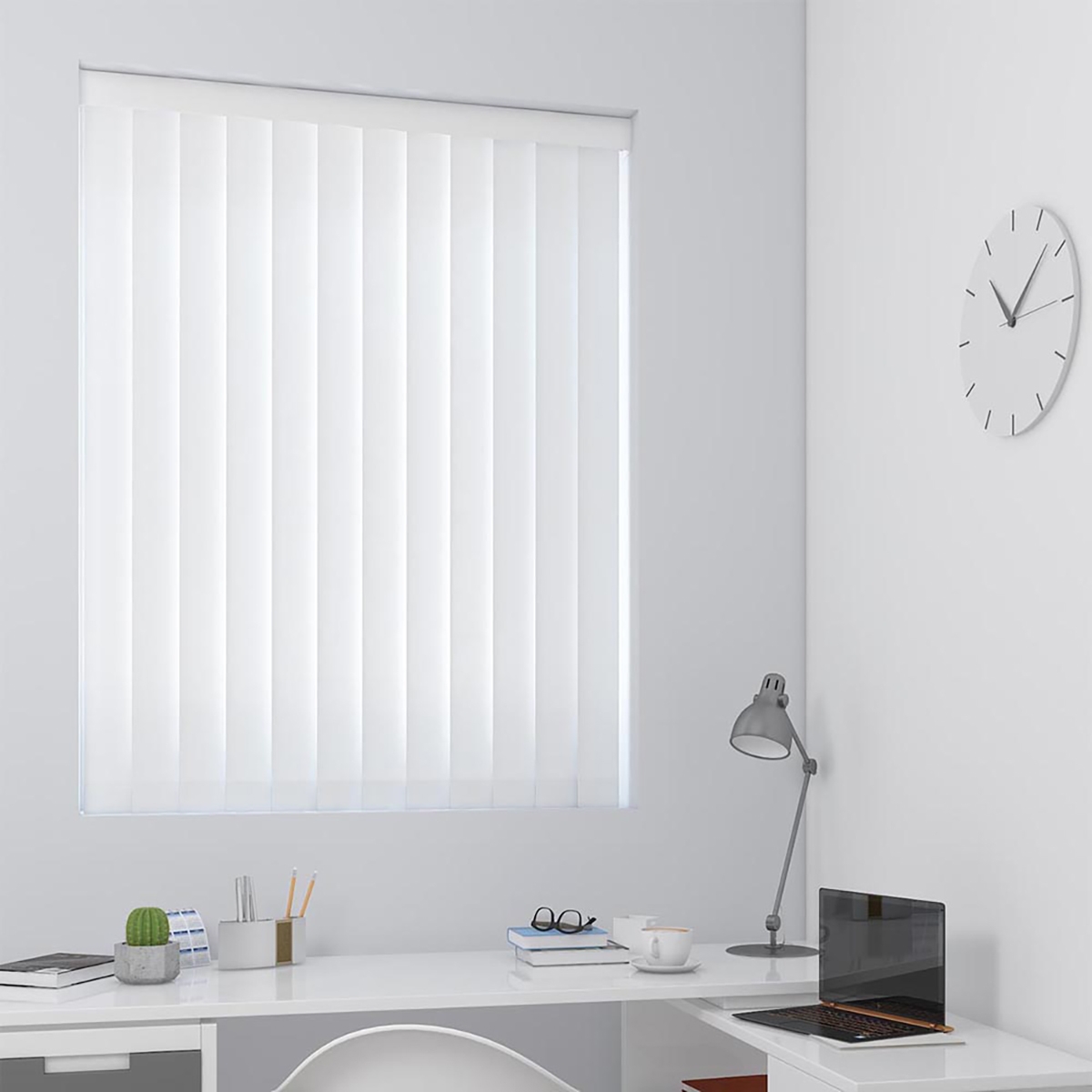 Camila Vertical Blind - White