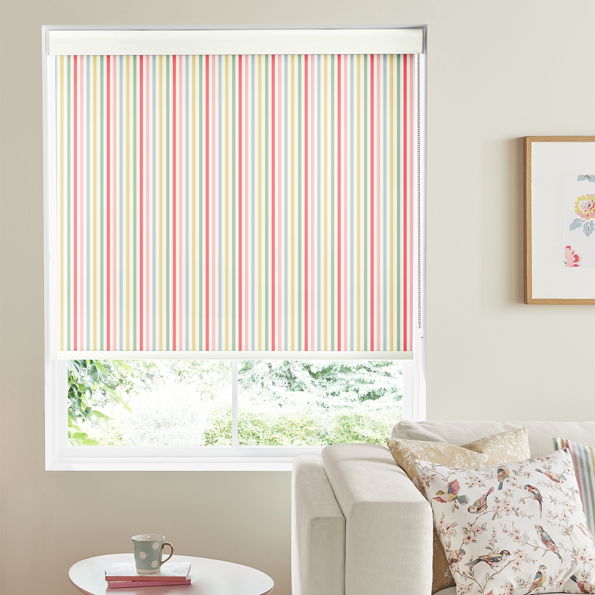 Cath Kidston Roller Blind - Mid Stripe Candy