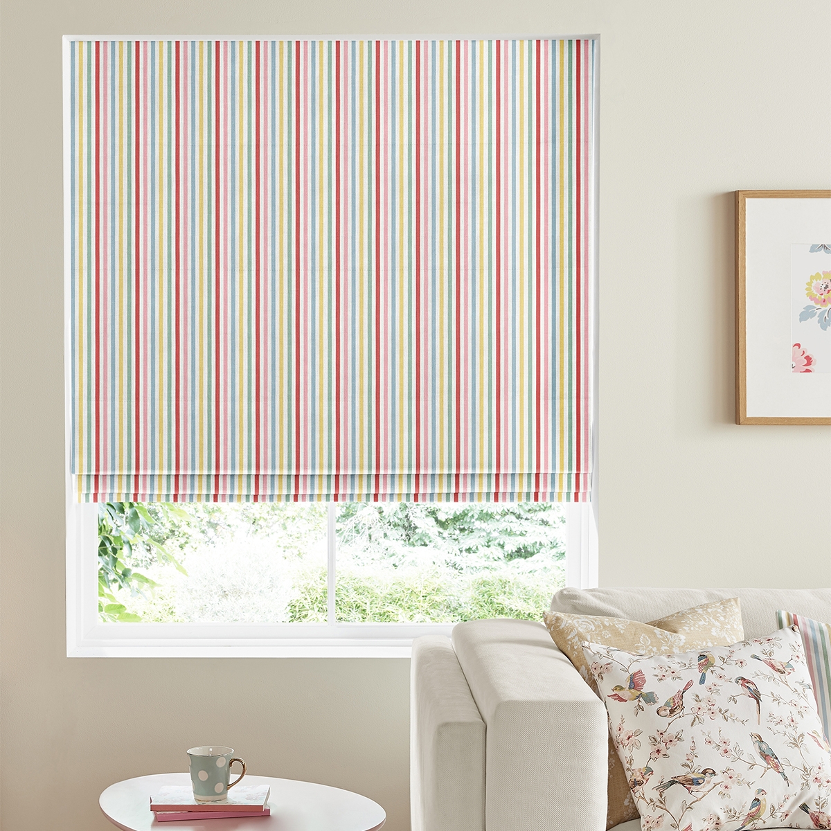 Cath Kidston Roman Blind - Mid Stripe Candy