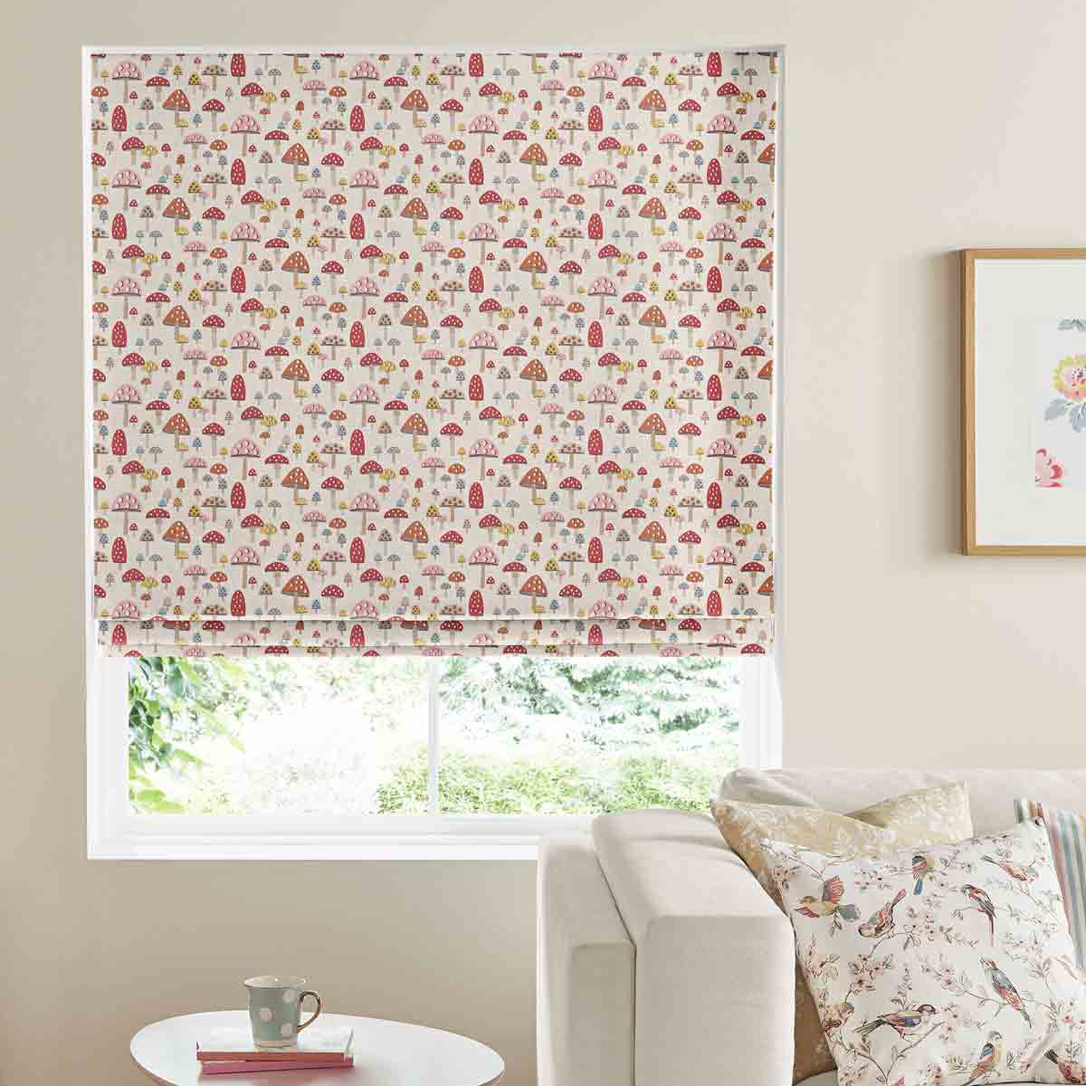 Cath Kidston Roman Blind - Mini Mushrooms Multi