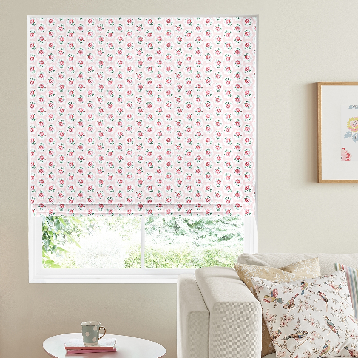Cath Kidston Roman Blind - Provence Rose Pink