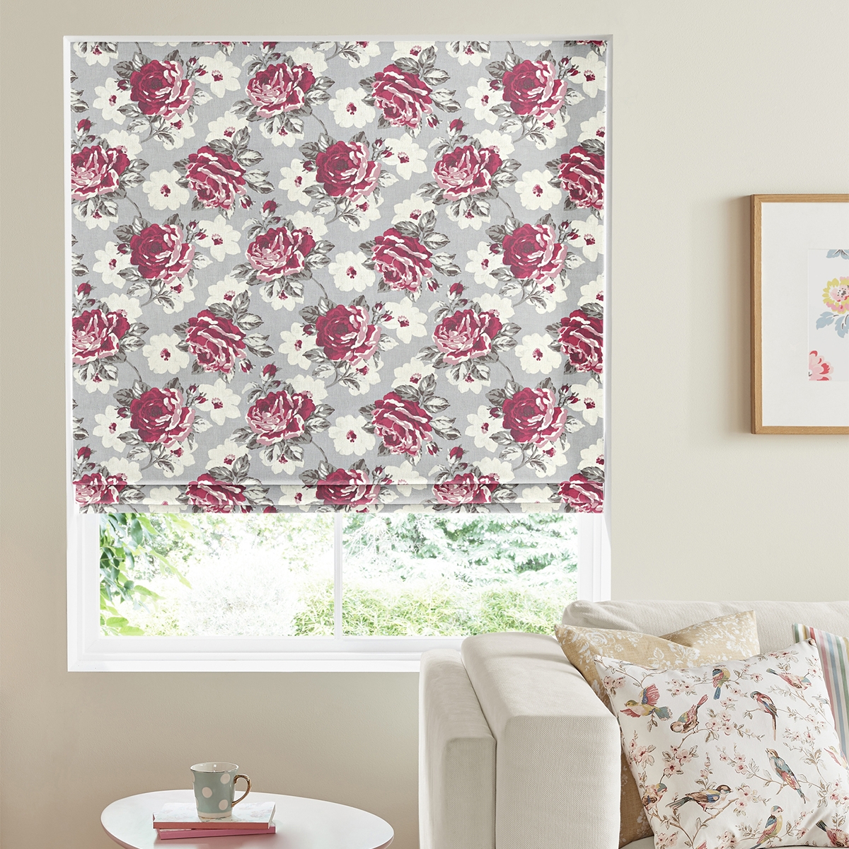 Cath Kidston Roman Blind - Rose Bloom Multi
