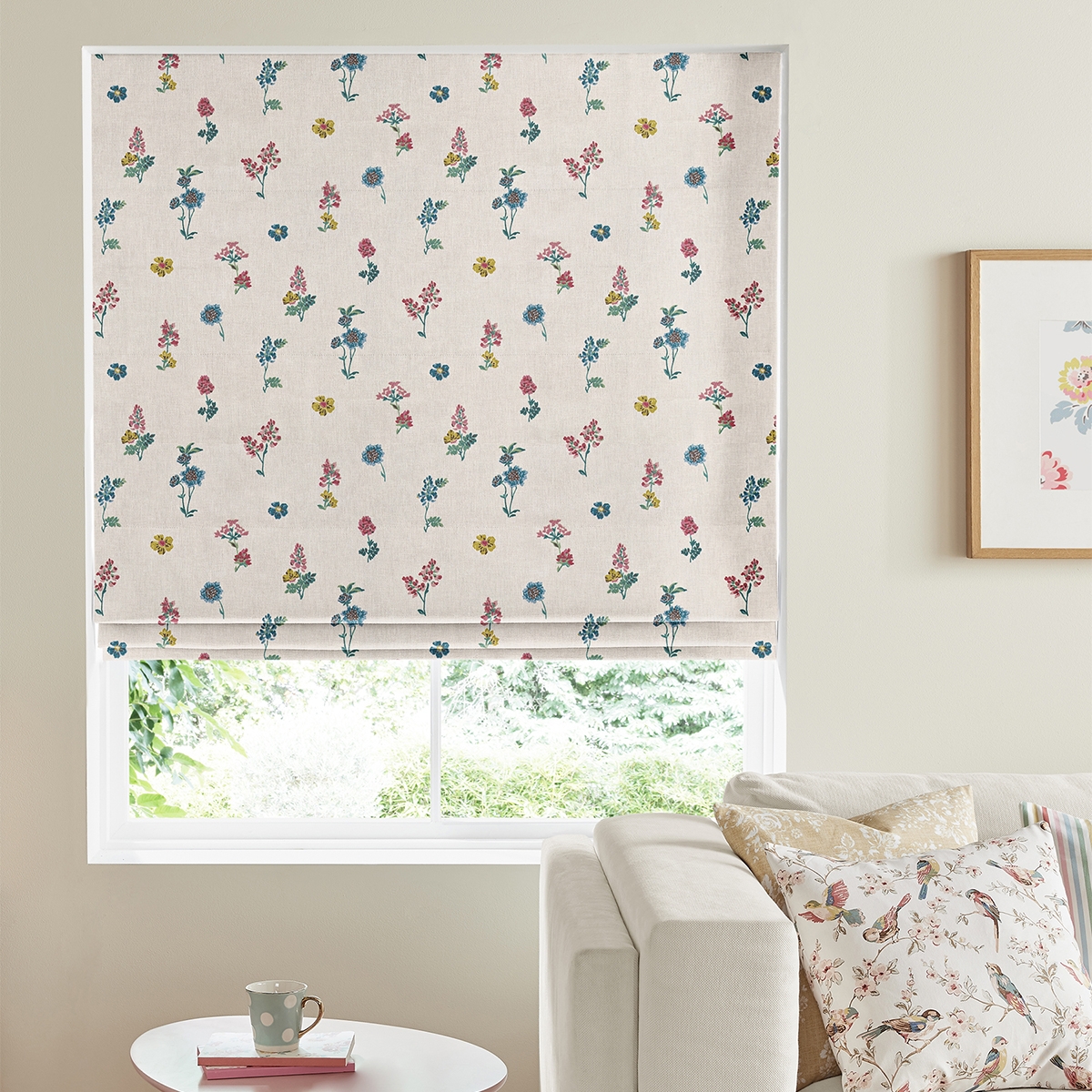 Cath Kidston Roman Blind - Sprig Twilight Multi