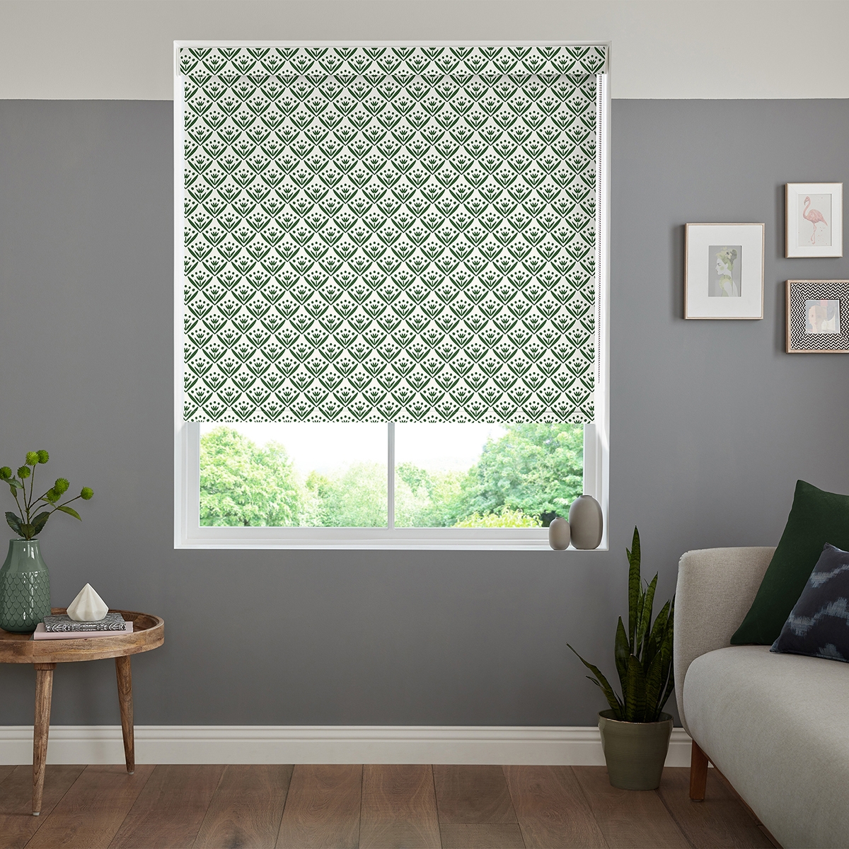 Cinna Roller Blind - Emerald