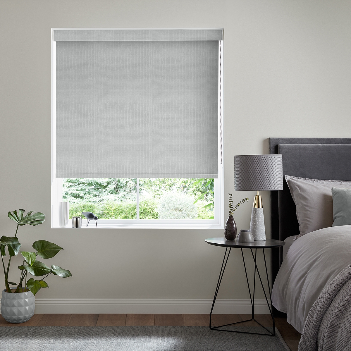 Duke Roller Blind - White