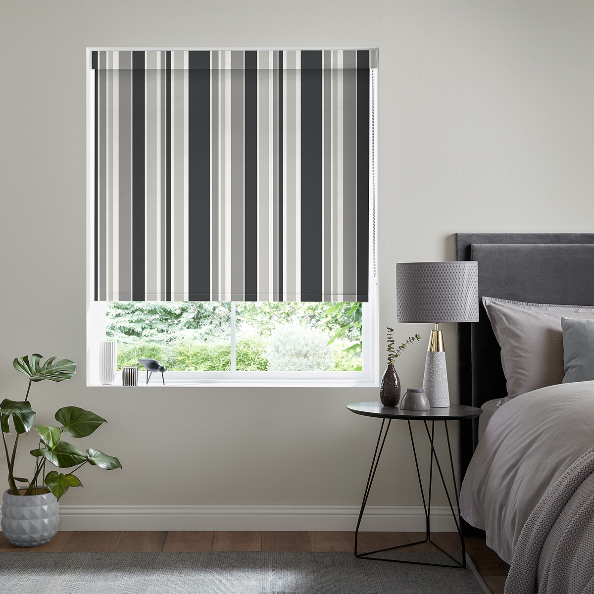 Ely Roller Blind - Charcoal