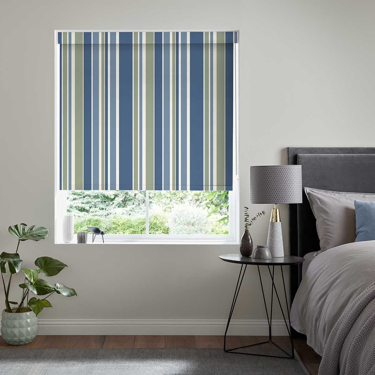Ely Roller Blind - Indigo