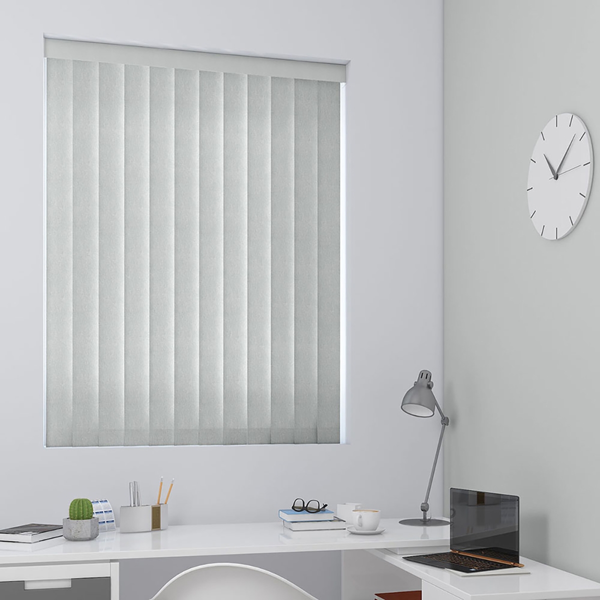Emiliya Vertical Blind - Ash