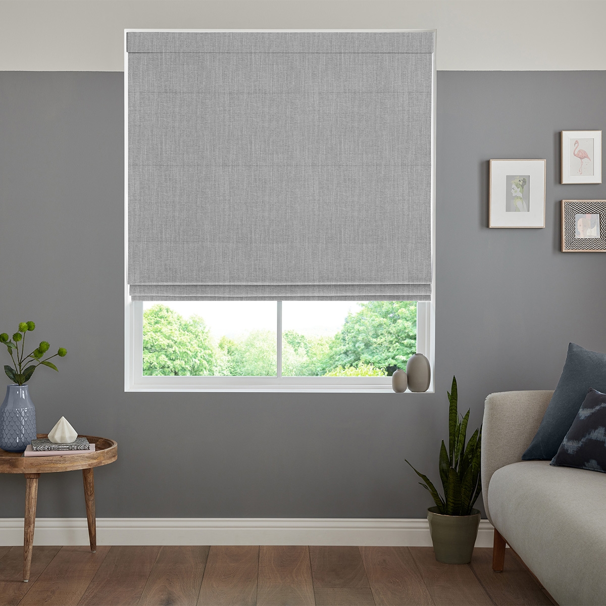 Foden Roman Blind - Fog