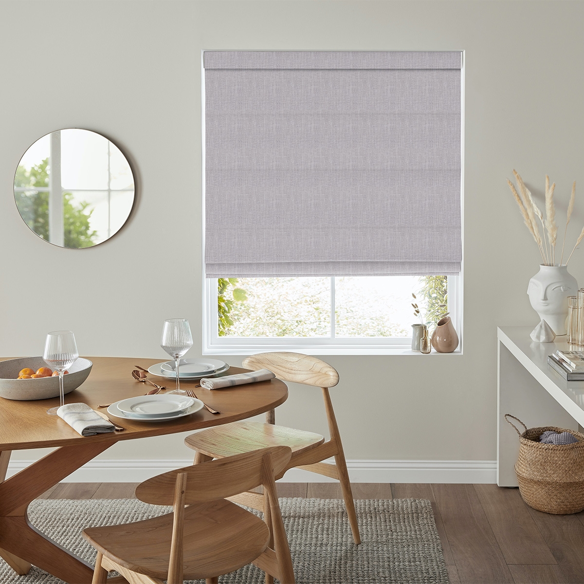 Foden Roman Blind - Heather
