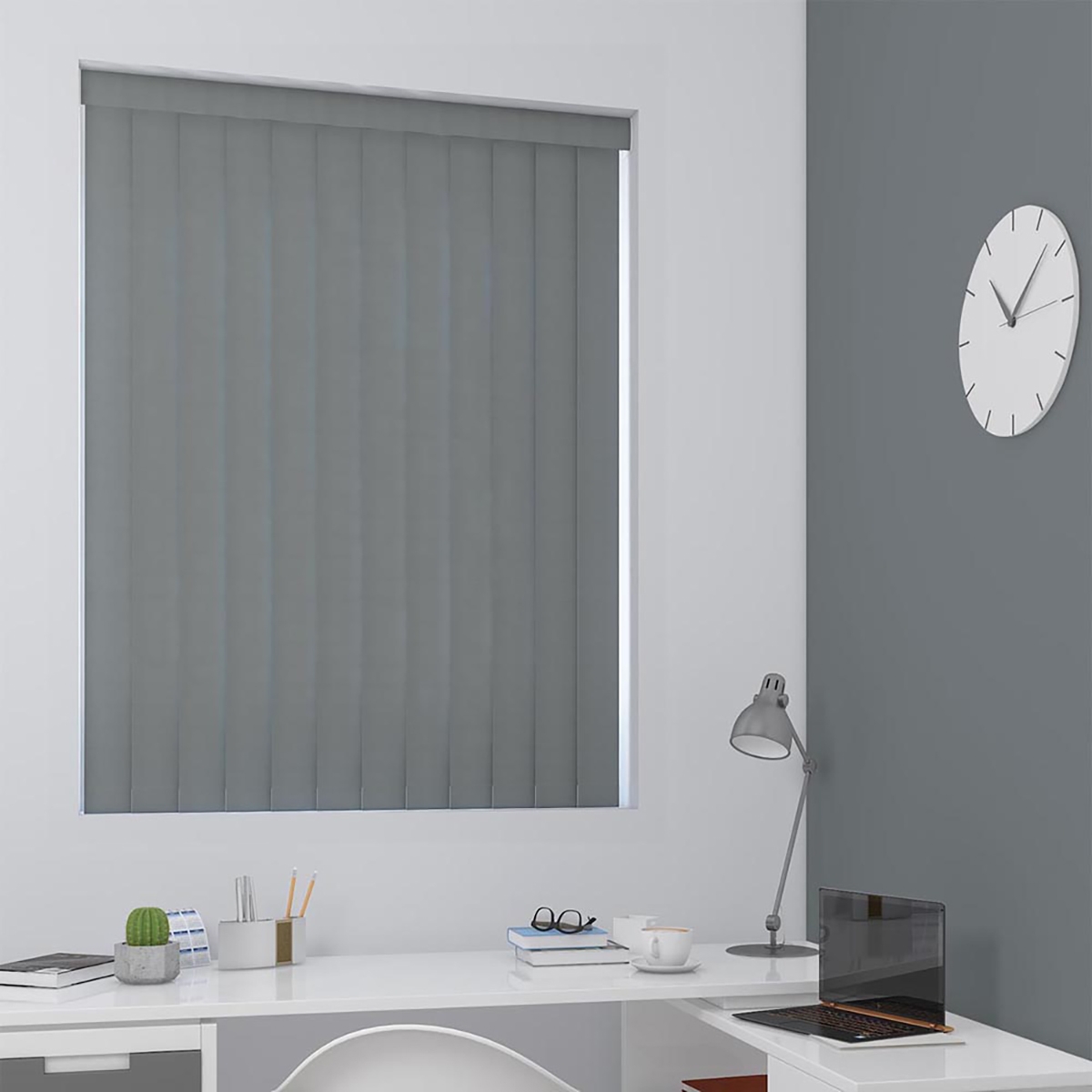 Gianna Vertical Blind - Dark Grey