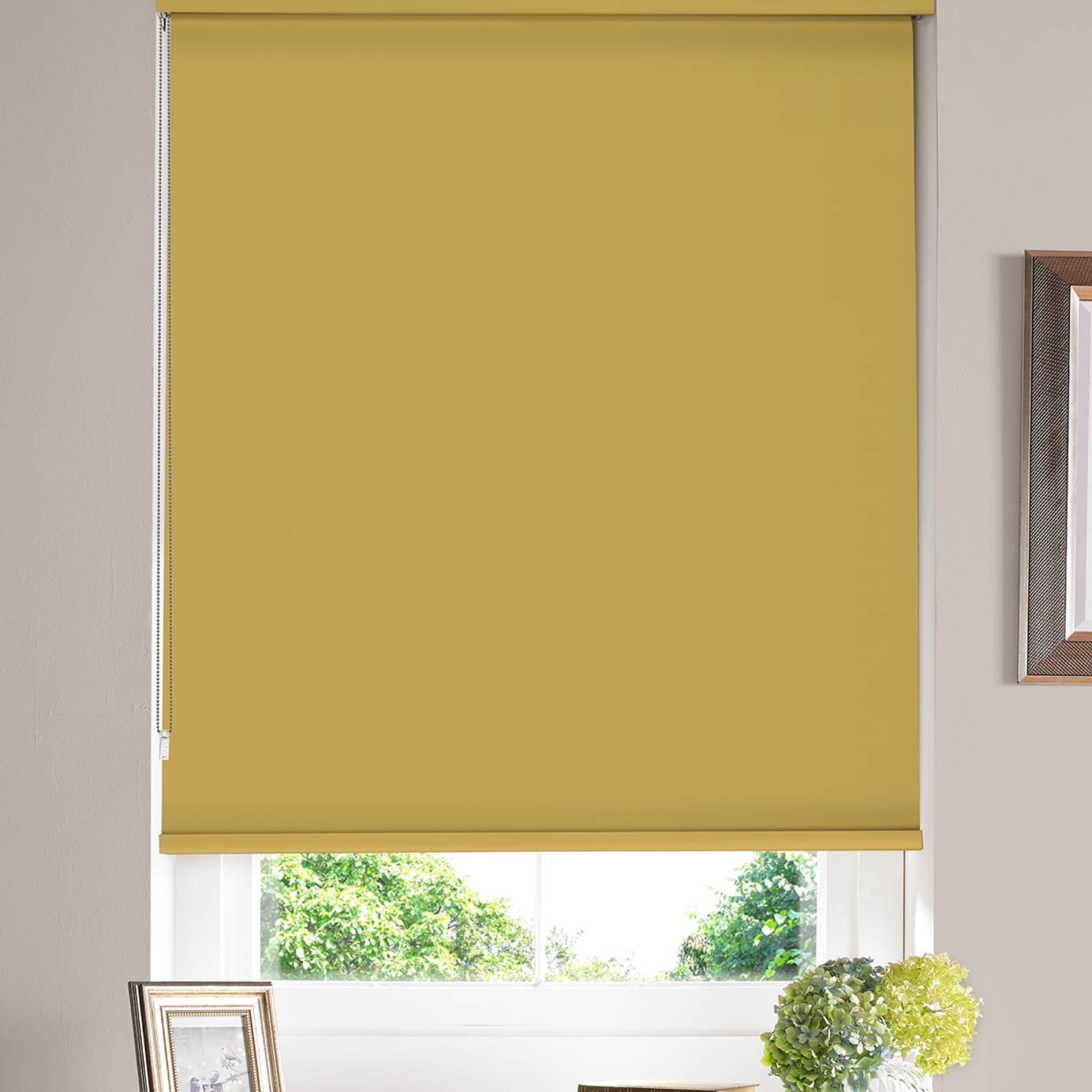 Gravity Roller Blind - Buttercup