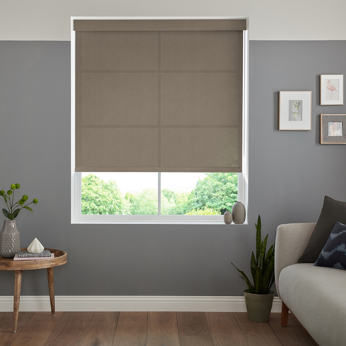Hermoso Roller Blind - Chocolate